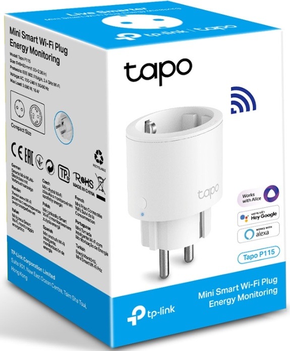Умная розетка TP-Link Tapo P115 (1-pack) фото-3