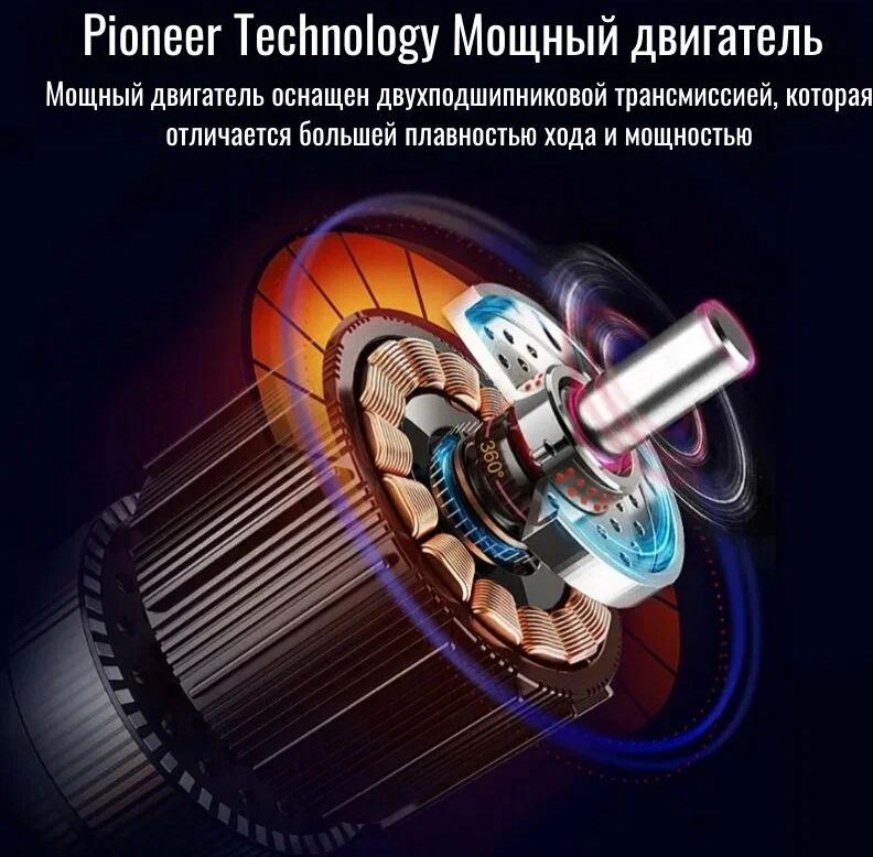 Сверхмощная Турбовоздуходувка - Турбовентилятор 110 000 Об/Мин с дисплеем фото-3