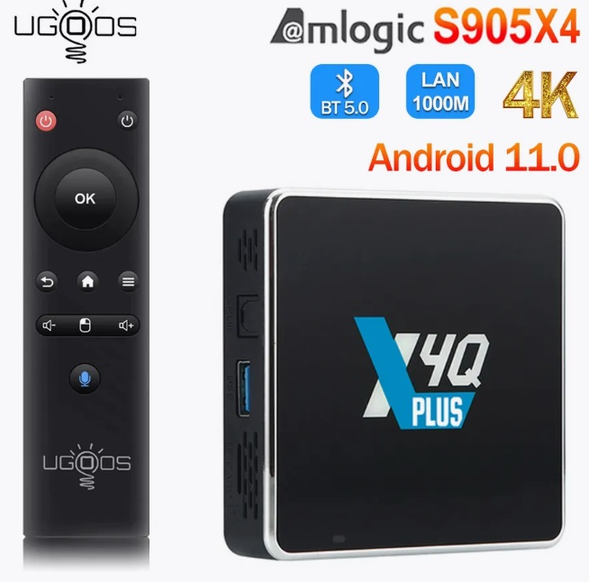 Смарт тв приставка Ugoos X4Q PLUS фото-3
