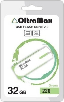 Флеш-накопитель USB 32GB OltraMax 220 - фото1 Флеш-накопитель USB 32GB OltraMax 220 - фото1
