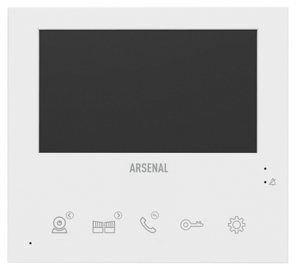 Видеодомофон Arsenal Афина Pro (белый) - фото1 Видеодомофон Arsenal Афина Pro (белый) - фото1