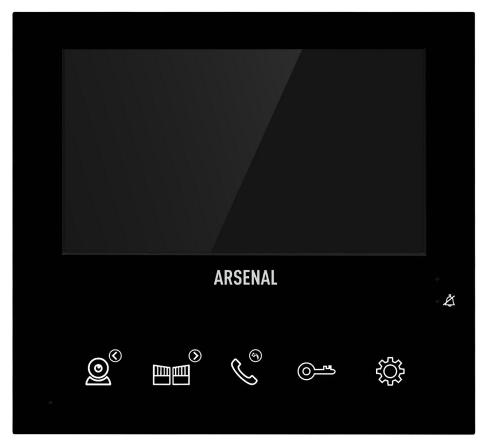 Видеодомофон Arsenal Афина Pro (черный) - фото1 Видеодомофон Arsenal Афина Pro (черный) - фото1