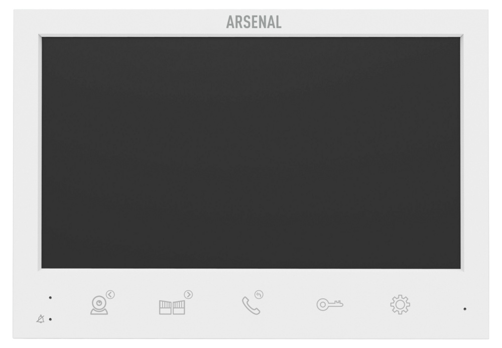 Видеодомофон Arsenal Грация Pro SD (белый) - фото1 Видеодомофон Arsenal Грация Pro SD (белый) - фото1