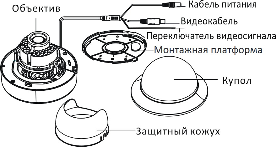 Видеокамера HD 1Mp HiWatch DS-T109 (2.8-12мм) - фото2 Видеокамера HD 1Mp HiWatch DS-T109 (2.8-12мм) - фото2