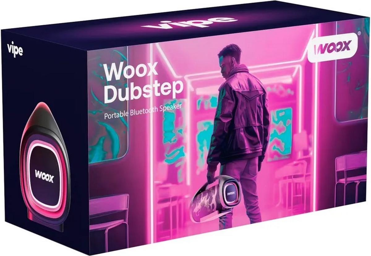 Портативная беспроводная колонка Vipe Woox Dubstep (темно-серый) фото-3