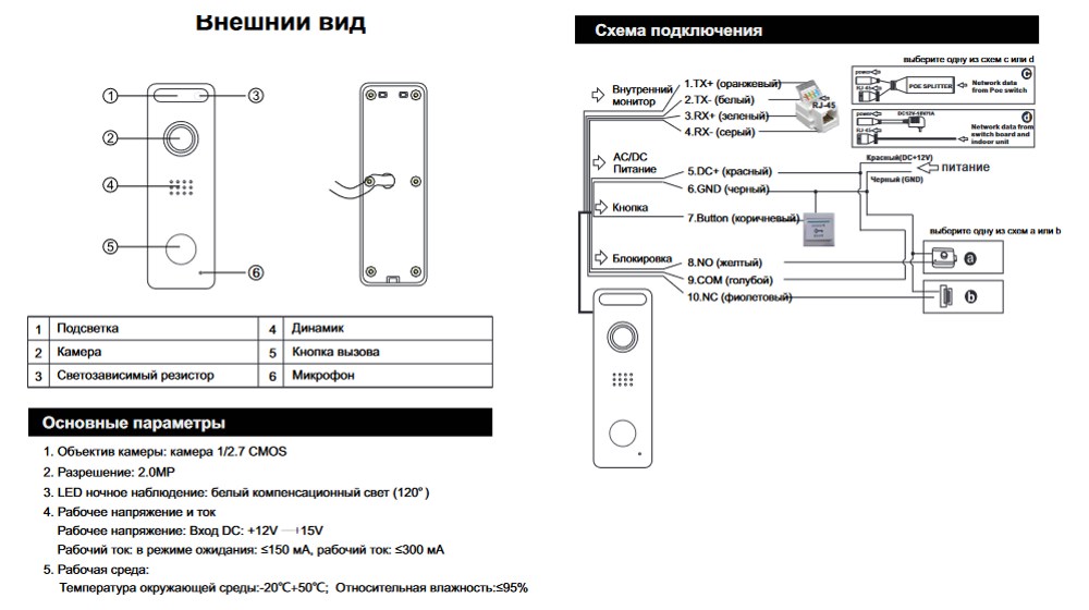 Вызывная панель Arsenal Рокси FHD IP TUYA (серебро) фото-3