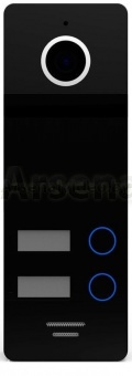 Вызывная панель Arsenal Iron Magic 2 (Графит) на 2 абонента - фото1 Вызывная панель Arsenal Iron Magic 2 (Графит) на 2 абонента - фото1