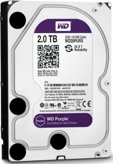 Жесткий диск WD Purple WD20PURX 2Tb  - фото1