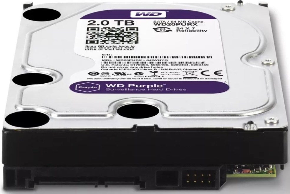 Жесткий диск WD Purple WD20PURX 2Tb  - фото2