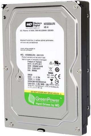 Жесткий диск WD AV 500GB WD5000AURX - фото1 Жесткий диск WD AV 500GB WD5000AURX - фото1
