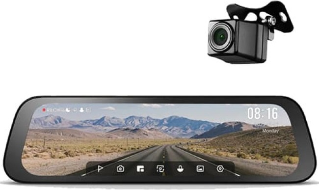 Видеорегистратор-зеркало Xiaomi 70mai Rearview Dash Cam 500 Set - фото1