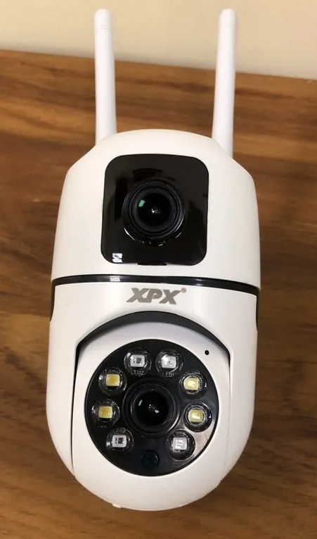 Беспроводная поворотная  Wi-Fi IP PТZ камера XPX EA-111SS c двумя объeктивами фото-3