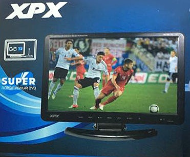 Портативный телевизор + DVD ХРХ EA-1668D фото-3