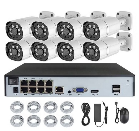 Комплект IP видеонаблюдения на 8 камер XPX K3708 3 MP POE + Audio - фото1 Комплект IP видеонаблюдения на 8 камер XPX K3708 3 MP POE + Audio - фото1