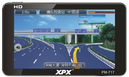 GPS-навигатор XPX PM-717 - фото1 GPS-навигатор XPX PM-717 - фото1