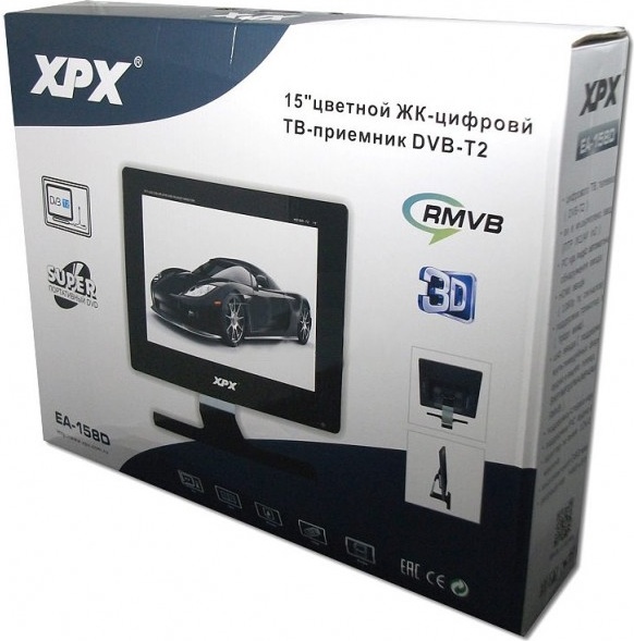 Портативный телевизор XPX EA-158D фото-3