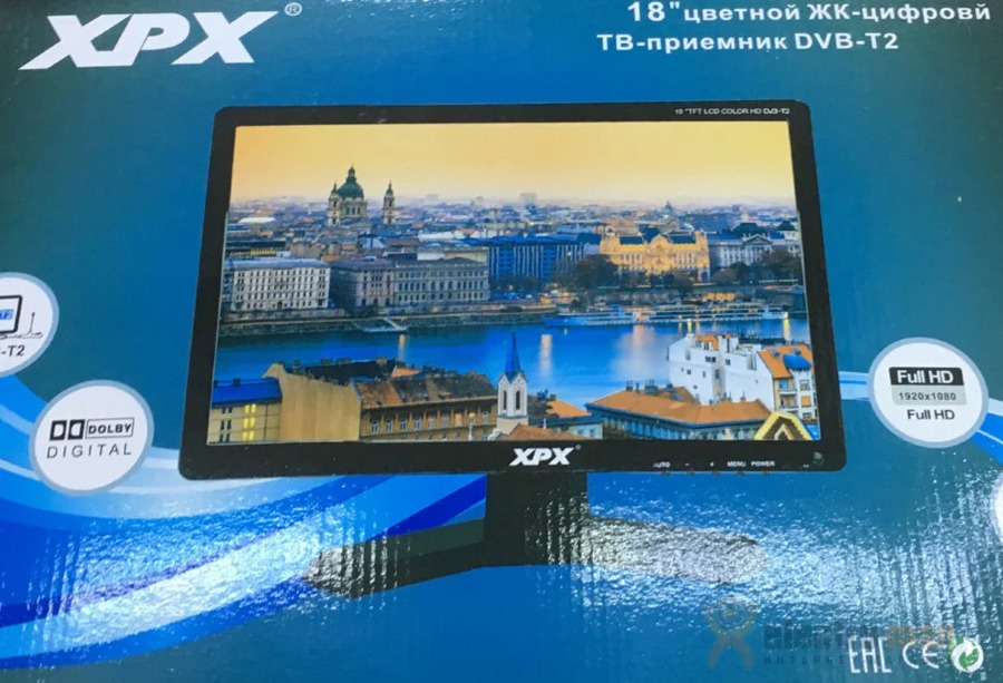 Портативный телевизор XPX EA-188D - фото2 Портативный телевизор XPX EA-188D - фото2