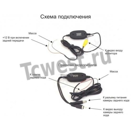 Wi-Fi Камера заднего вида XPX WRT-601 - фото2 Wi-Fi Камера заднего вида XPX WRT-601 - фото2