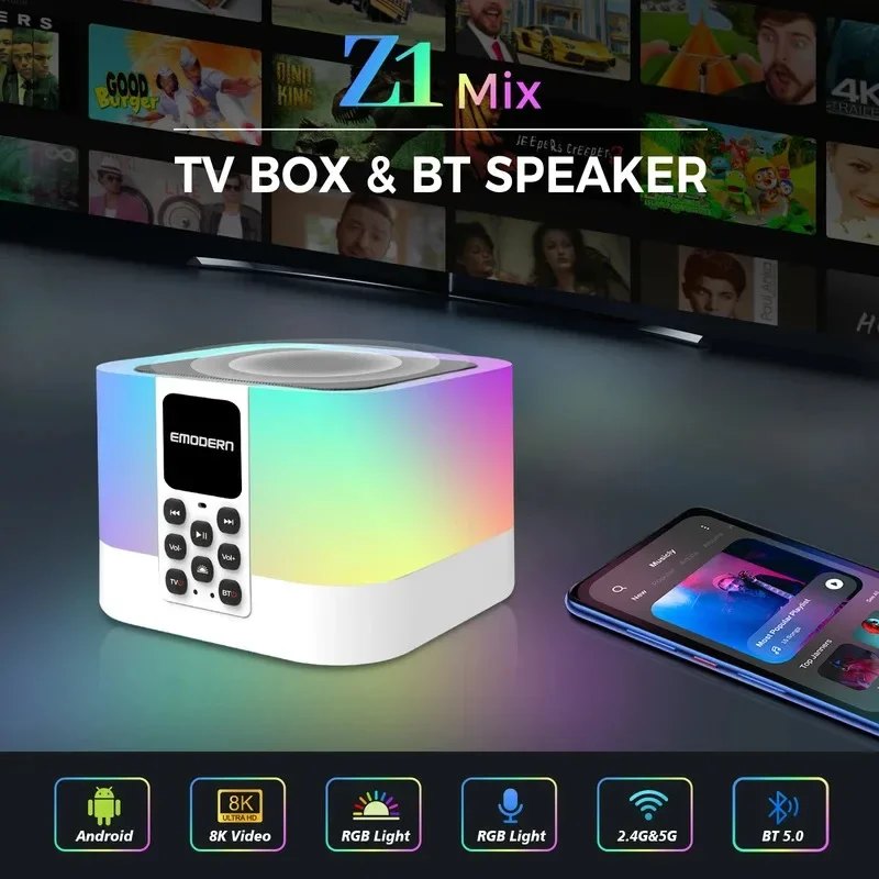 Смарт тв приставка Z1 MIX  Voice фото-3