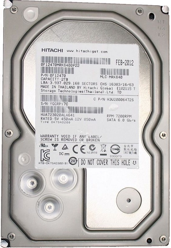 Жесткий диск Hitachi mrk840 2TB - фото1 Жесткий диск Hitachi mrk840 2TB - фото1